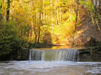 Altes Rotachwehr bei Reinach