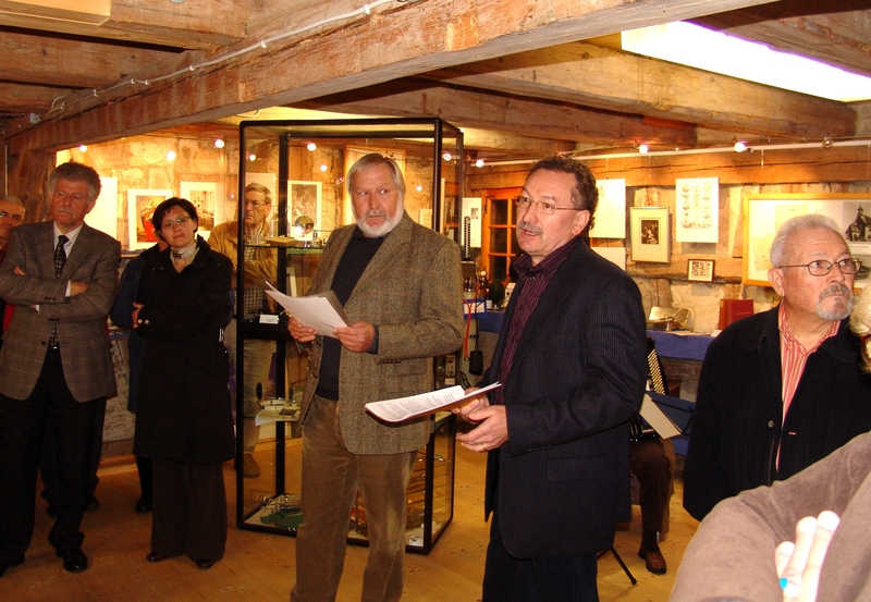 Ausstellungseröffnung durch Willi Beiter und Joachim Frick
