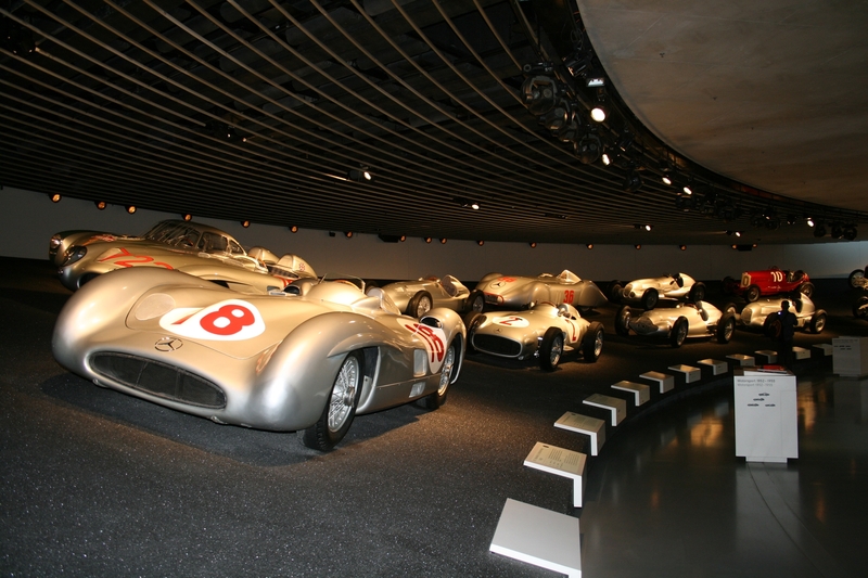 Silberpfeile-vorne Mercedes W196 von 1953