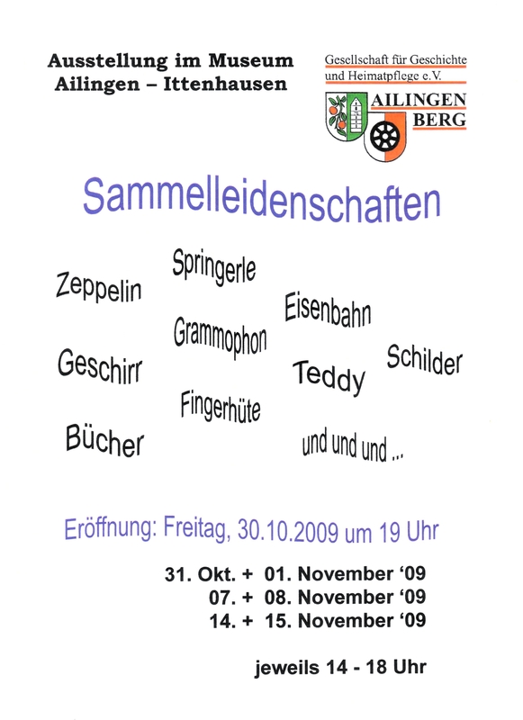 Sammelleidenschaften