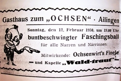 Anzeige Ochsen