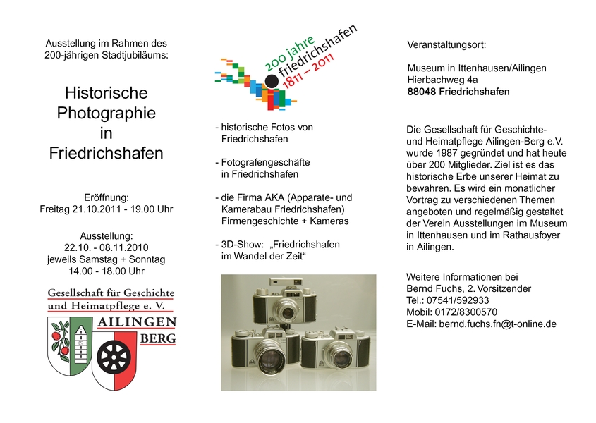 Historische Fotografie in Friedrichshafen