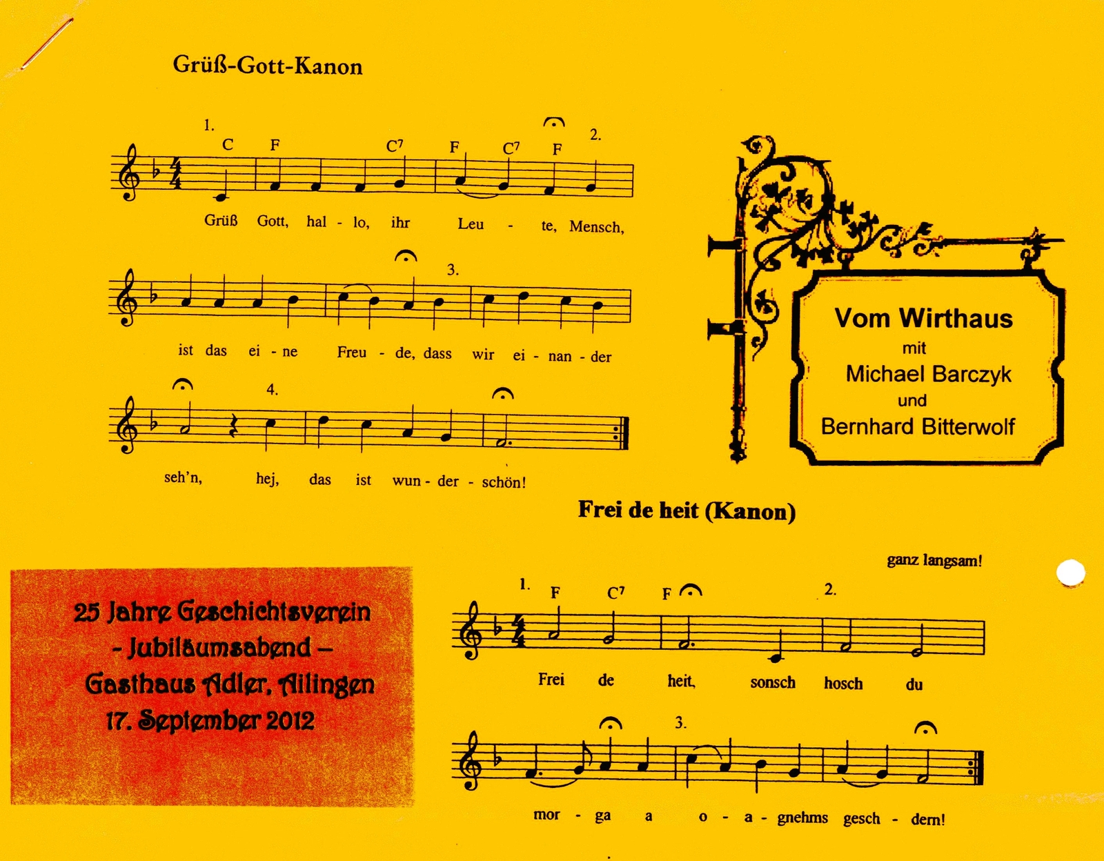 Grüß Gott Kanon