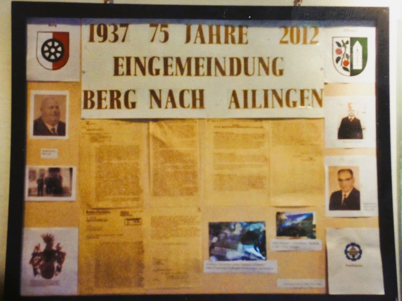 75 Jahre Eingemeindung Berg