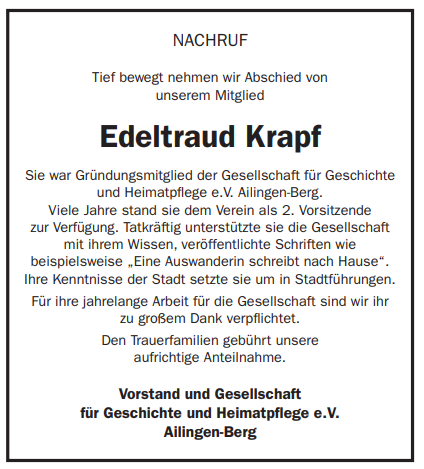 Nachruf