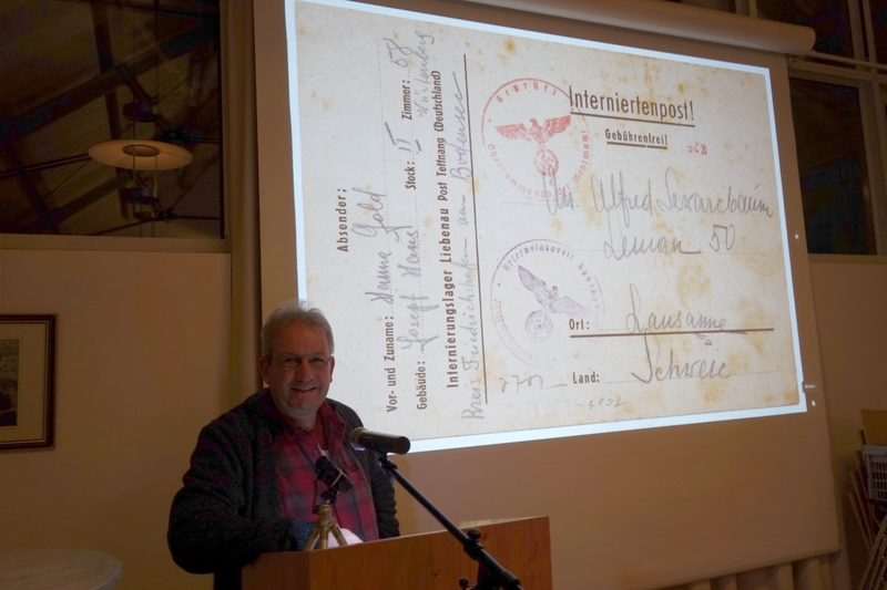 Postkarte Internierungslager Liebenau